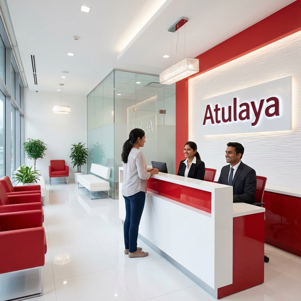 Atulaya Healthcare Reception Area